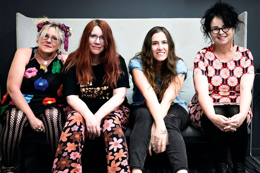 GIRLS ROCK: The Heydaisies featuring Ildi Putnoki, Michelle Bowden, Alana Mannix and Kristin Black.