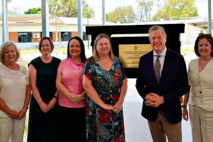 Health Minister Tim Nicholls opens the facility.