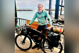 PEDAL POWER: Nothing has shaken the determination of cyclist Nic Tremaine.