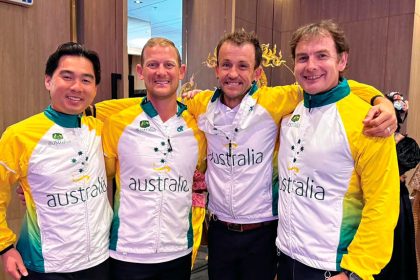 The Australian team won the silver medal in Bangkok.