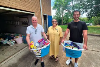 Vinnies hampers will be well received this Christmas.