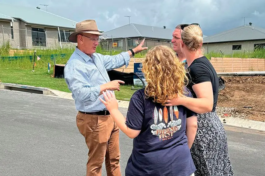 Shayne Neumann says this is a great new way for locals to buy their own home.