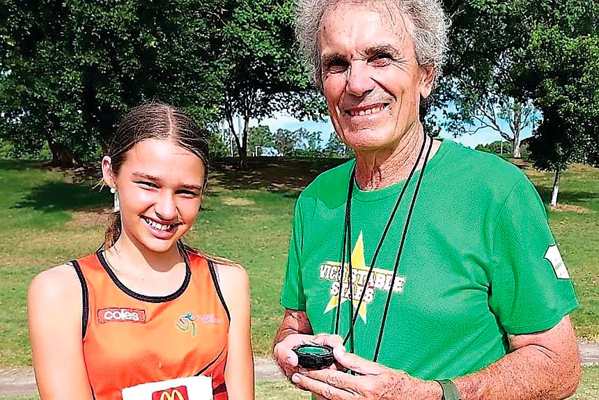 Vic Pascoe continues to be a mentor to young athletes.
