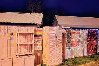 BRIGHT IDEA: The colourful NIFS is helping the needy.