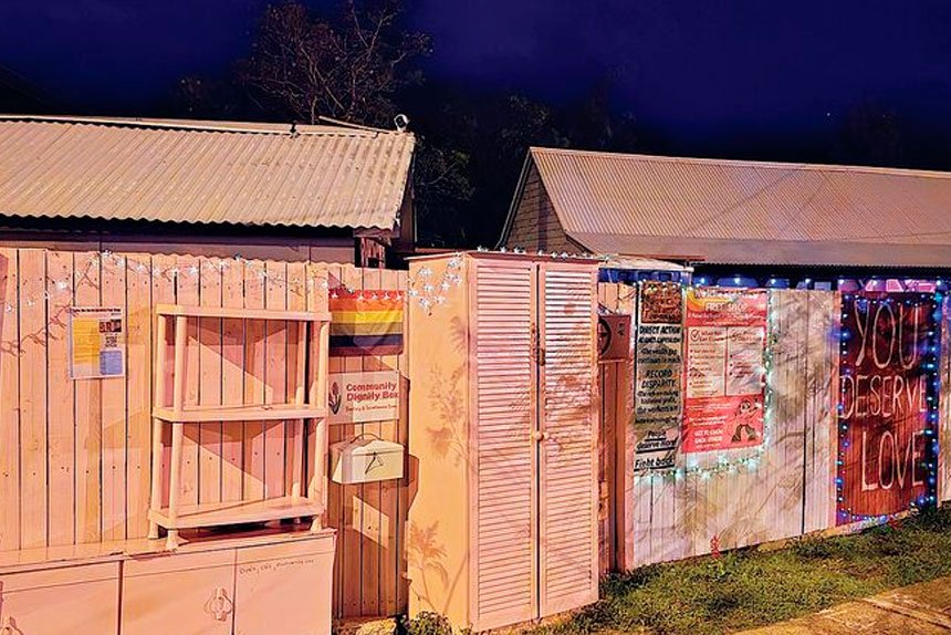 BRIGHT IDEA: The colourful NIFS is helping the needy.