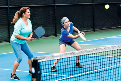 HAVING A BALL: Players of all ages are gravitating to pickleball, with seniors the biggest group being attracted to the sport.