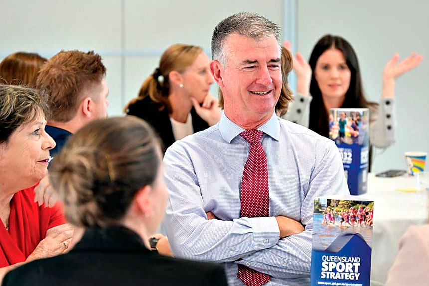 PROMISE DELIVERED: Minister Tim Mander made the announcement of the $200m investment into Queensland’s racing industry. PHOTO: (Facebook Tim Mander)