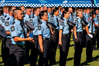 New police recruits are a boost to numbers.