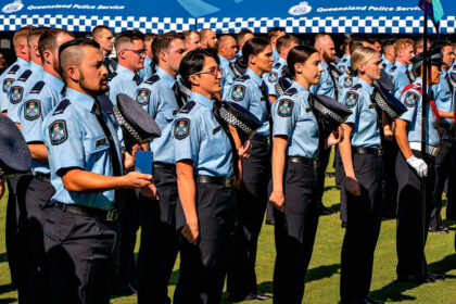 New police recruits are a boost to numbers.