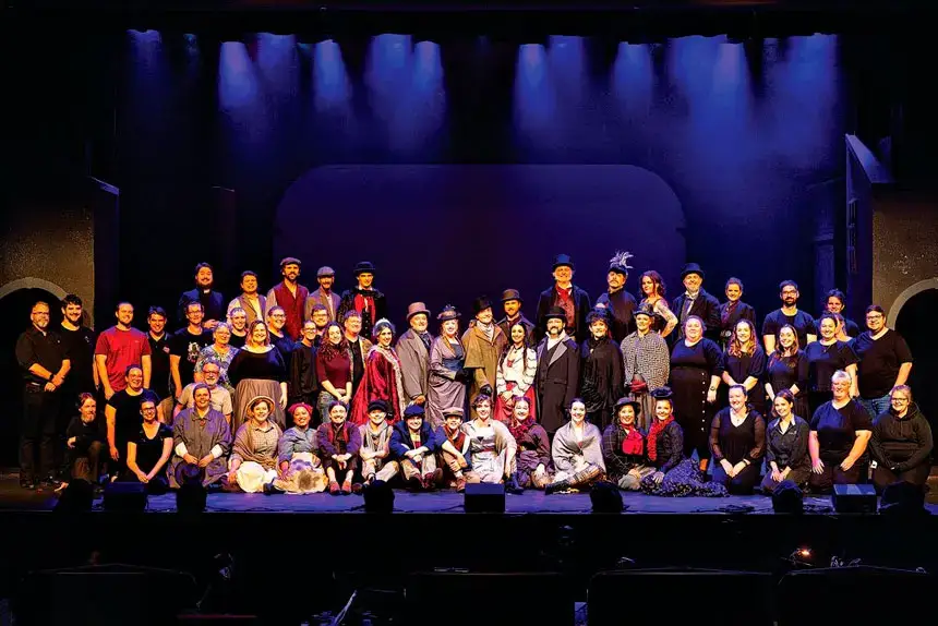 TALENTED CAST: Swich Up Productions stood out from the field, entering the Gold Palm Awards night as finalists in 12 categories.