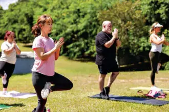 FIT FOR LIFE: The classes attract all age groups.