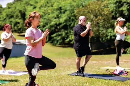 FIT FOR LIFE: The classes attract all age groups.