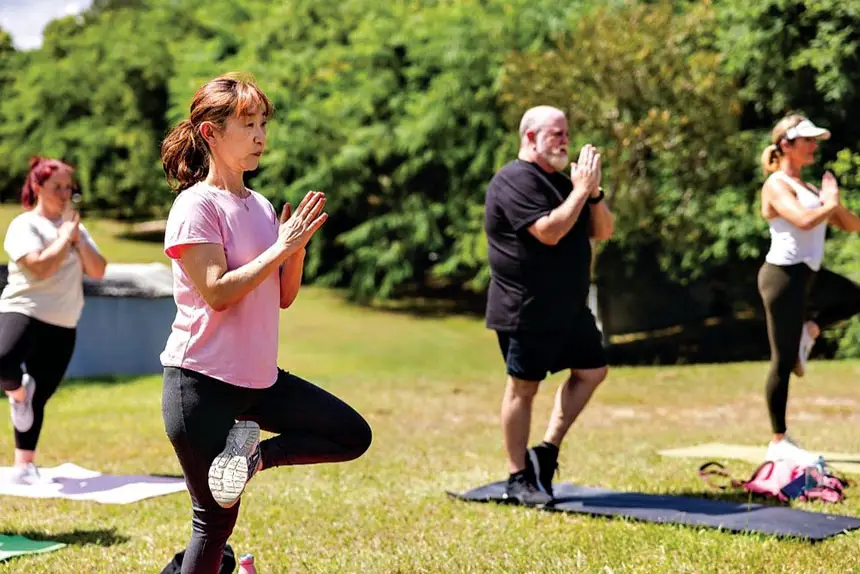 FIT FOR LIFE: The classes attract all age groups.