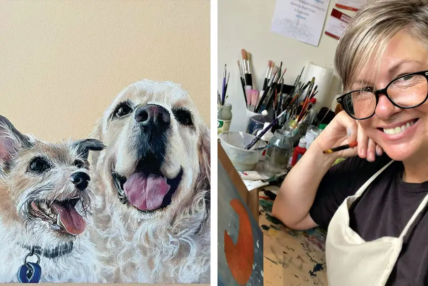 ARTIST AT WORK: Helen will be at Stony Creek Brewery once a month.