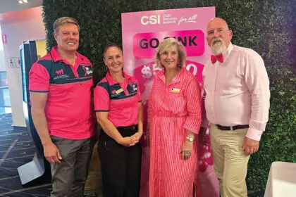 HELPING OTHERS: Club Services Ipswich is involved in a number of fund-raising campaigns, including a special Christmas food drive, and Go Pink Month supporting breast cancer awareness.