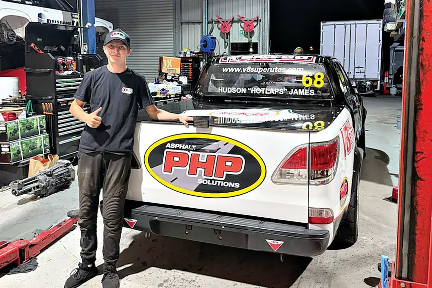 GOING PLACES: Hudson James is a young man with big plans.