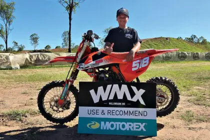 PERFECT BASE: Willowbank MX is helping Jake Knighton prepare for a full season ahead.