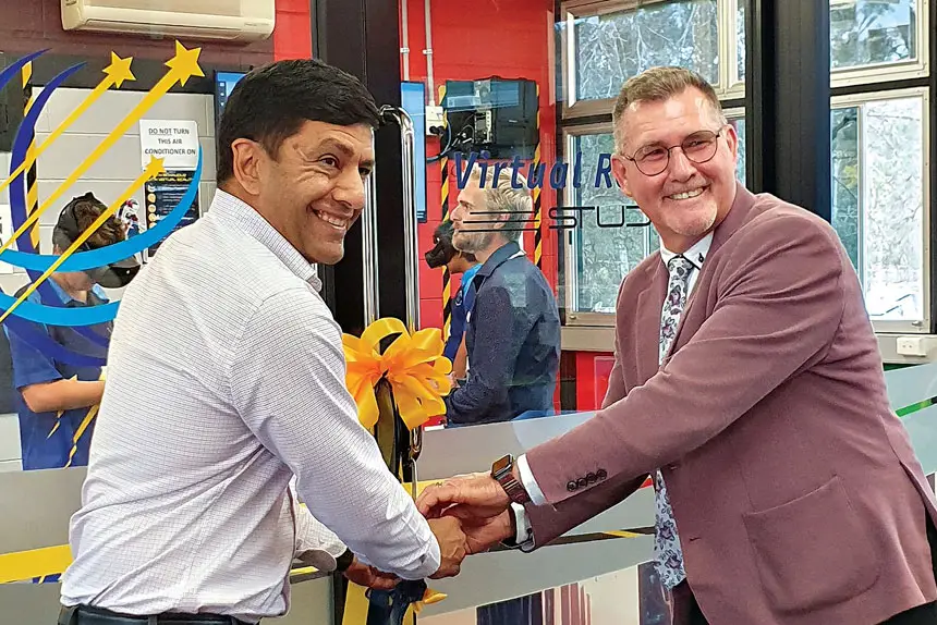 SEEKING ANSWERS: State Member for Bundamba Lance McCallum, left, remains a fierce advocate for new schools.