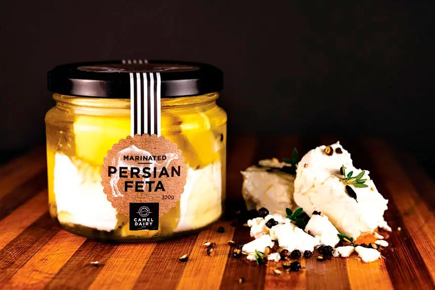 TASTY HONOUR: The award-winning camel cheese.