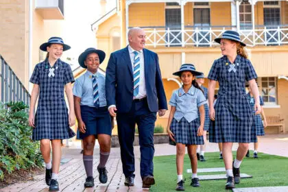 GROWING STRONG: Principal Kyle Thompson wants Ipswich Girls’ and Junior Grammar School to keep encouraging individuality.