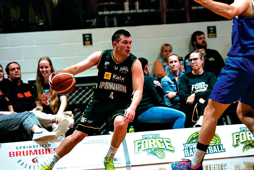 ON THE BALL: Jason Ralph believes the Ipswich Force can be title contenders this year.