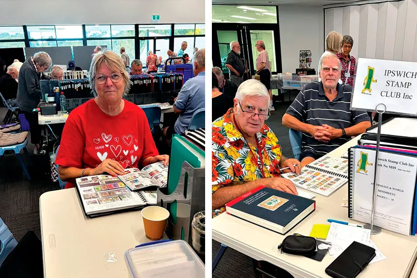 SHARED PASSION: The Ipswich Stamp Club is always looking for new members keen on discovering the joy of stamp collecting.
