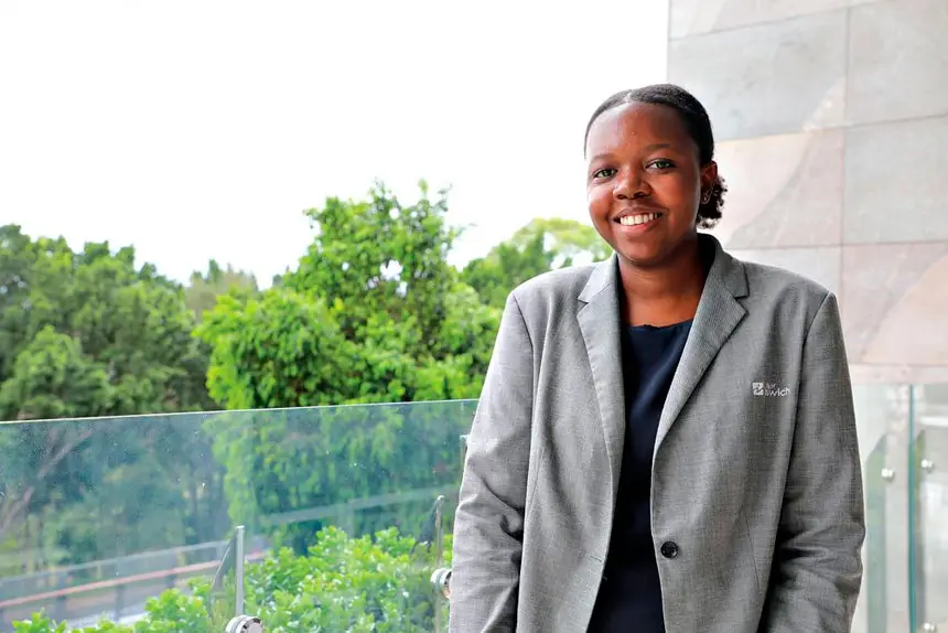 BRIGHT FUTURE: Naty Quive plans further study in business, with the long-term goal of running her own business.