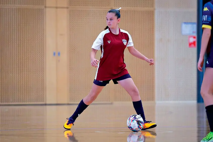 ON THE BALL: Isabella Mack commits to three team training sessions each week.