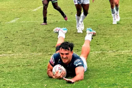 FIRST STRIKE: Josh Patson opens the scoring for the Jets this season. PHOTO: David Martin Ipswich Facebook