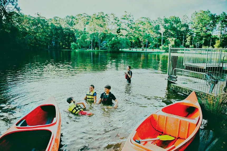 LIFE SKILLS: Camp programs often include activities such as hiking, canoeing, environmental education and team-building exercises that help students develop independence.