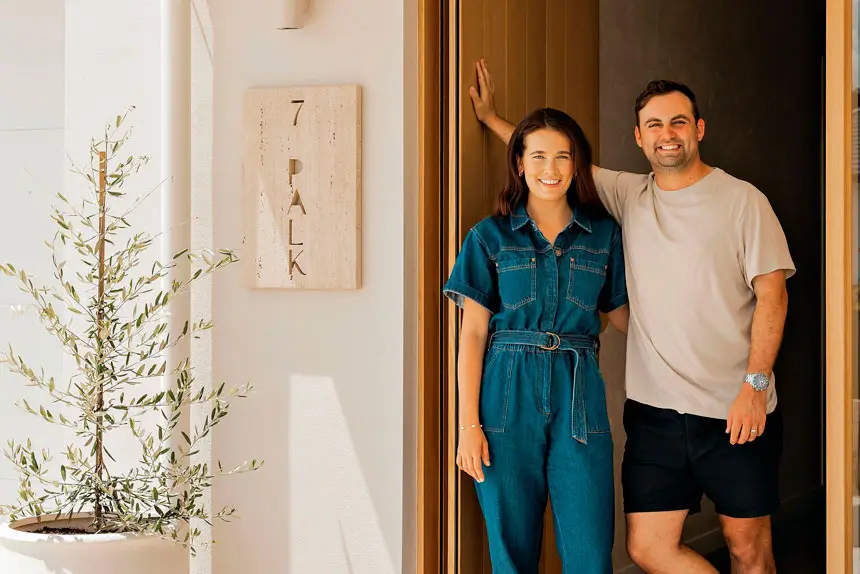 STAYING PUT: Springfield Rise ticks all the boxes for Clare and Jarred Hancock.