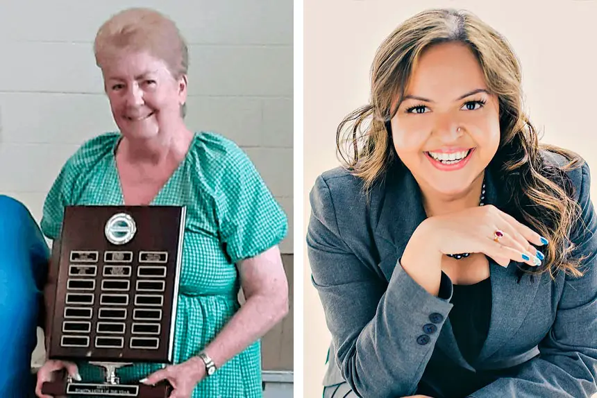 (Left) Cheryl Lukritz, (Right) Shubi Chatterjee