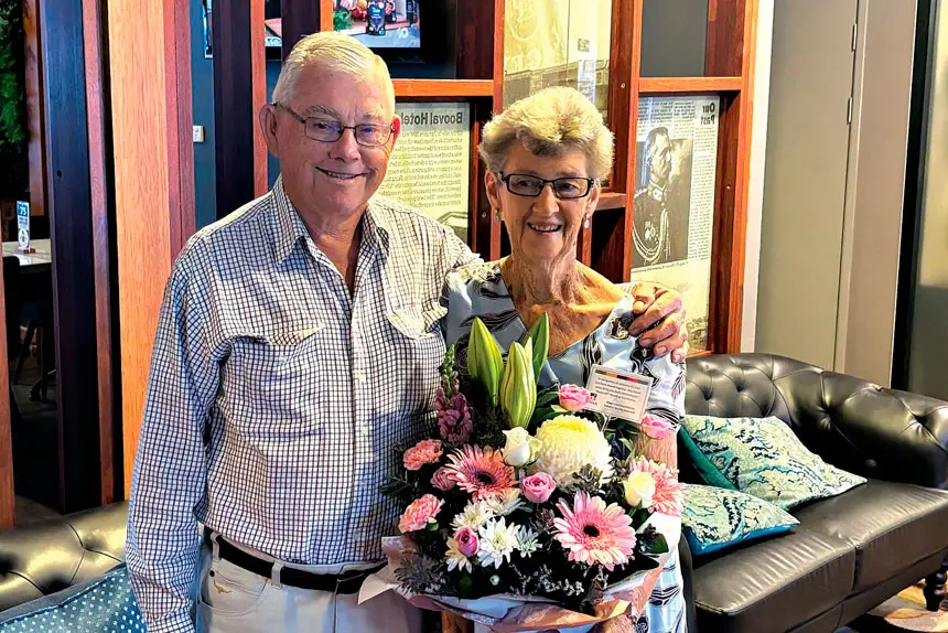 TALES TO TELL: Neville and Betty Bork have witnessed significant changes during their life together in Dinmore.