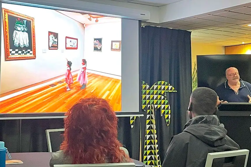 THE 5 P’S: Glen Smith presented a practical and deeply personal framework for navigating the challenges every artist faces.