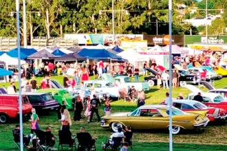 The crowd was certainly spoilt for all things retro.