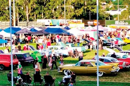 The crowd was certainly spoilt for all things retro.