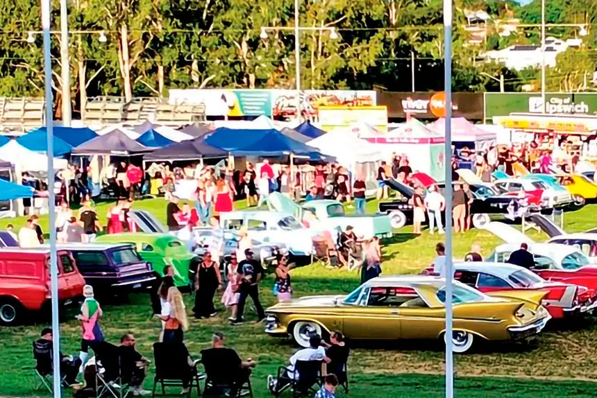 The crowd was certainly spoilt for all things retro.