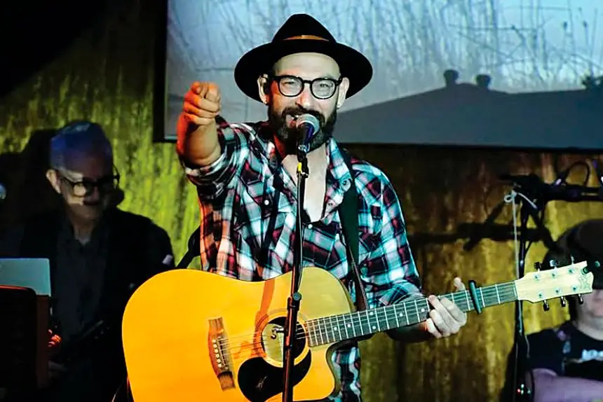 EXCITING TIMES: Damien J Johnson says Ipswich has become fertile ground for new songwriters.