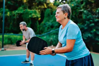 QUITE A HIT: For many over-50s, it is the social element that truly sets pickleball apart.