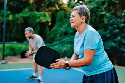 QUITE A HIT: For many over-50s, it is the social element that truly sets pickleball apart.