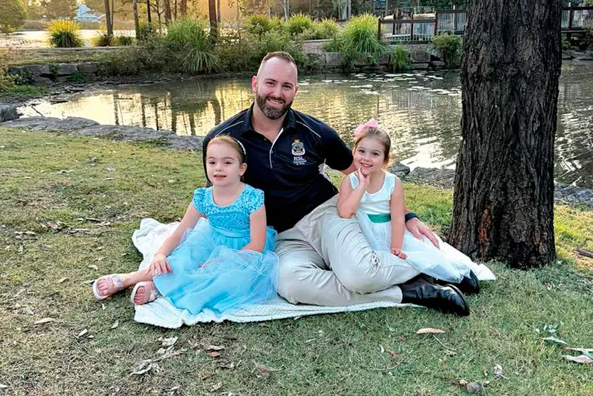 DRIVING FORCE: Commitment to his family is of paramount importance to Brad Barr.