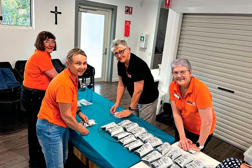 HELPING HANDS: The birthing kits can be lifesavers.