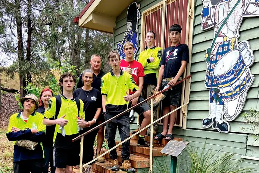 JOB READY: Eight participants successfully completed the inaugural Lay the Way Ipswich program.