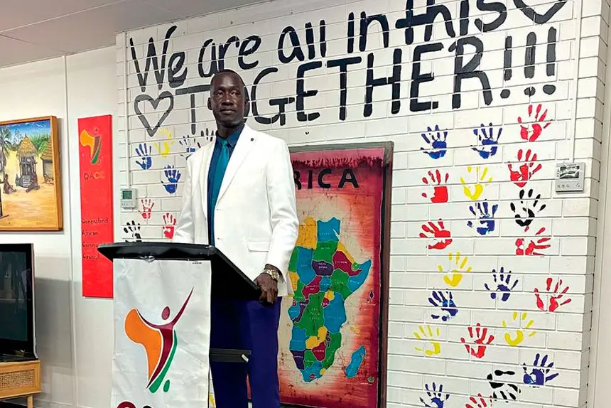 CLEAR GOALS: Beny Bol OAM highlights that we all want peace and opportunity for our families.