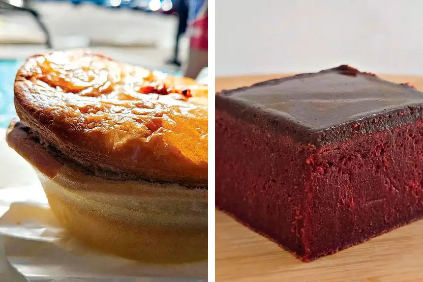 The winning pie & The winning brownie.