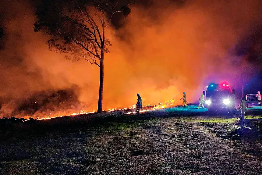 HOT TOPIC: Emergency services are encouraging residents to report smoke or fires immediately.