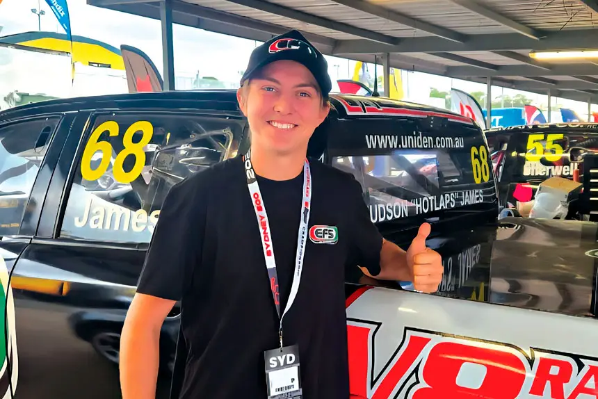 QUICK LESSONS: Hudson James said the racing intensity stepped up significantly in Tasmania.