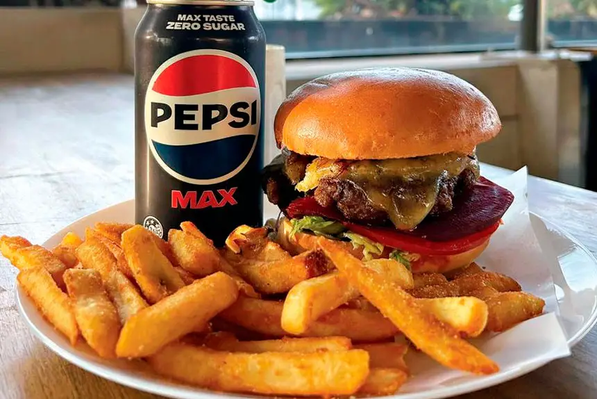 MEAL DEAL: Burger, fries and a softdrink will hit the mark every time.