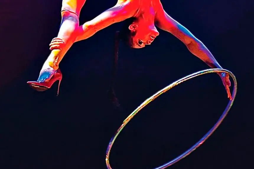 THRILLS GALORE: Aerial skills will add to the spectacle presented at the festival.