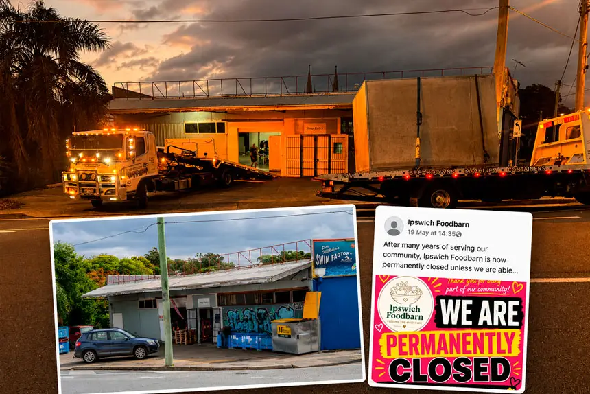 The Ipswich Food Barn announces its closure on Facebook.